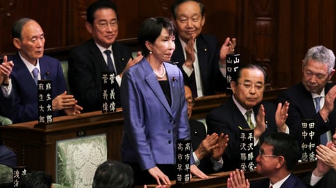 '여자 아베' 다카이치 총리 "한국 김·드라마 좋아해"…우경화 의식 '러브콜'