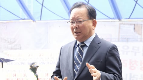 김부겸 "李 약속 구체화한 공약 발표…대구에 '박정희 컨벤션' 필요"