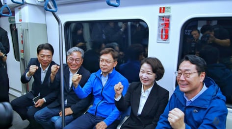 경기지사 출퇴근 전쟁…'GTX 탄' 추미애와 '반도체 고속도로' 양향자