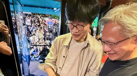 젠슨 황 '삼쏘회동' 계산한 이해진, 지갑 안 꺼내고 얼굴만 비췄다