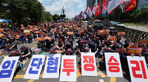 "오늘 타설 안해요" 수도권 레미콘 멈추자, 건설현장 '올스톱'