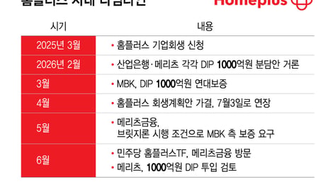 홈플러스 살리기가 왜 메리츠 몫?… MBK 보증은 여전히 안갯속