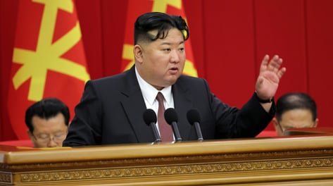 [속보]김정은 "韓, 핵잠수함 보유까지 추진…정세 극도로 악화"