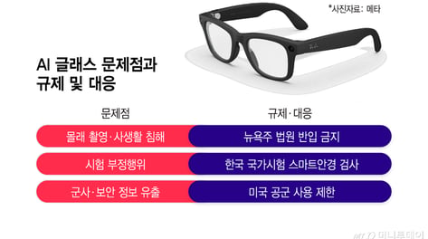 '몰카·컨닝' 논란 샀던 그 안경 나온다…통신 3사, 'AI 글래스' 판매 임박