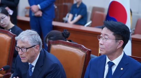 [단독]1년 만에 한국 찾는 빌게이츠, 조정식 국회의장 만난다