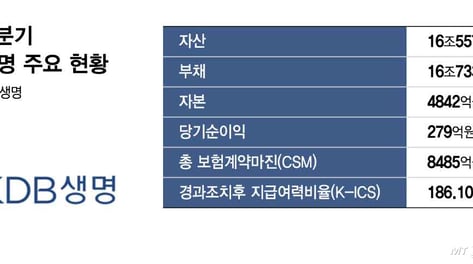 KDB생명 우선협상대상자에 한국금융지주