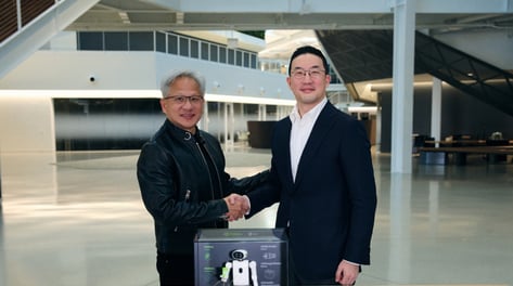 美서 젠슨황과 재회한 구광모..내년 차세대 휴머노이드 공개