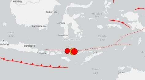 인도네시아 연안서 규모 7.7 지진 관측…쓰나미 경보 발령