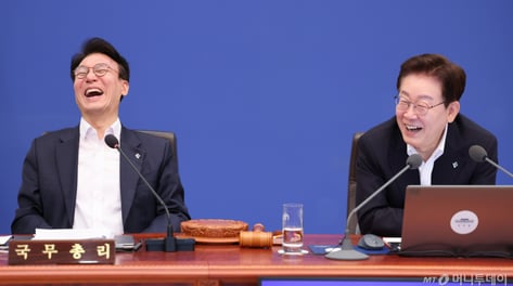李대통령, 김민석·정청래·송영길 靑 초청 만찬…"통합 위해"