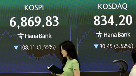 무섭게 사던 외인 어디에…7200피 찍고 주르륵, 이것에 '반등' 달렸다
