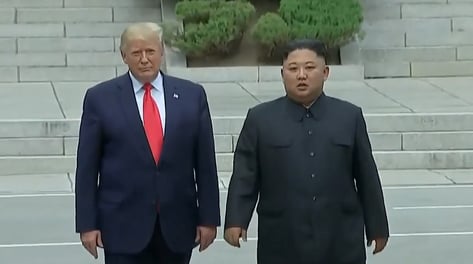 트럼프 "김정은 핵무기 57개 보유, 올해 안에 만날 것"(상보)