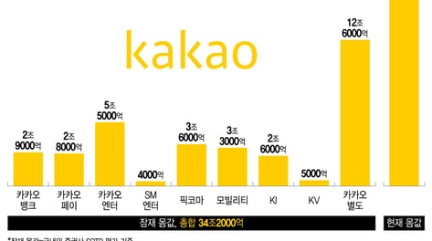 "17조→34조" '제값' 받겠다…카카오, 주주가치 제고에도 수천억