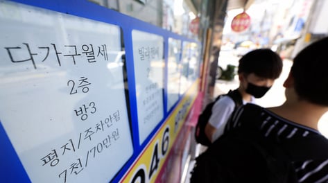 숨만 쉬어도 '164만원' 숭텅…전국 10곳 중 9곳 월세 올랐다