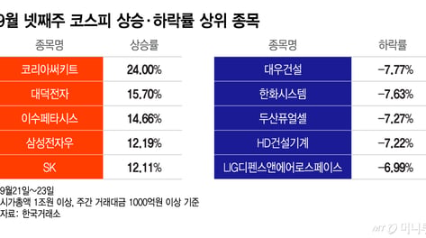 "이게 추석 선물이지" 24% '껑충'...삼전닉스보다 더 뛴 이 종목[김근희의 증시 랩업]