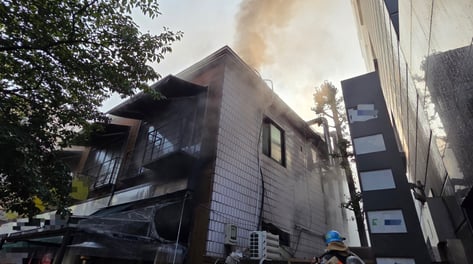 강남 도곡동 식당서 화재 발생…시민 1명 화상 이송