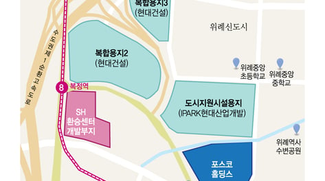 '코엑스 2배'…동남권 新랜드마크 복정역세권 복합개발 본격화
