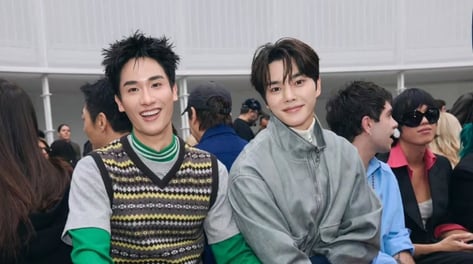 "내 다리 때려"...송강, '쩍벌' 태국 배우 공개 사과 받아