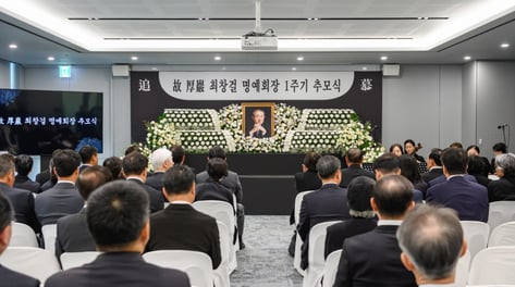 고려아연, 최창걸 명예회장 1주기 추모식.."경영철학 지킬 것"