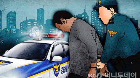 무전 취식에 체포 도중 경찰관 목 조른 50대…1심서 징역 1년6개월