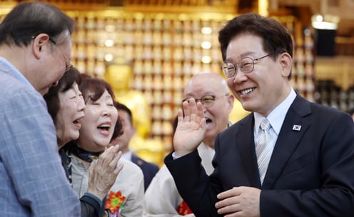 이재명 대통령 지지율 59.3%…민주 47.5%·국힘 33.3%
