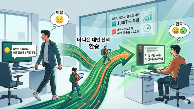 "AI 시장에 영원한 충성은 없다"…기능따라 환승하는 소비자들