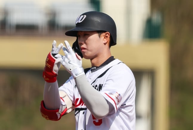 '키움서 방출→치어리더와 결혼→울산 웨일즈행' 변상권, 3타점 싹쓸이 적시 3루타 폭발! 2연승 질주