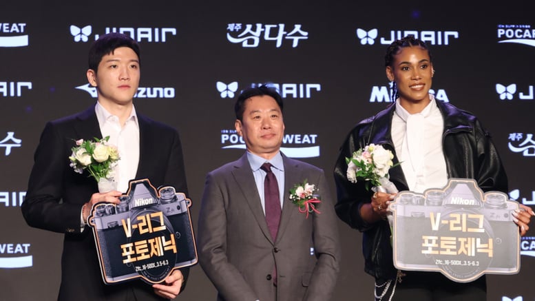 [포토] 정지석-실바, 초대 포토제닉 등극