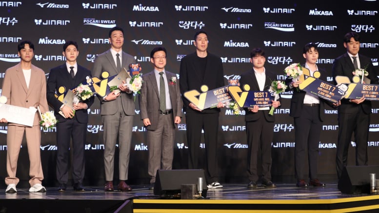 [포토] 신영석,  BEST 7 최장신