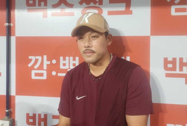 '타코 변신' 397도루 이용규, 400도루 미련 숨기지 않았다 "달성해서 나쁠 건 없잖아요"