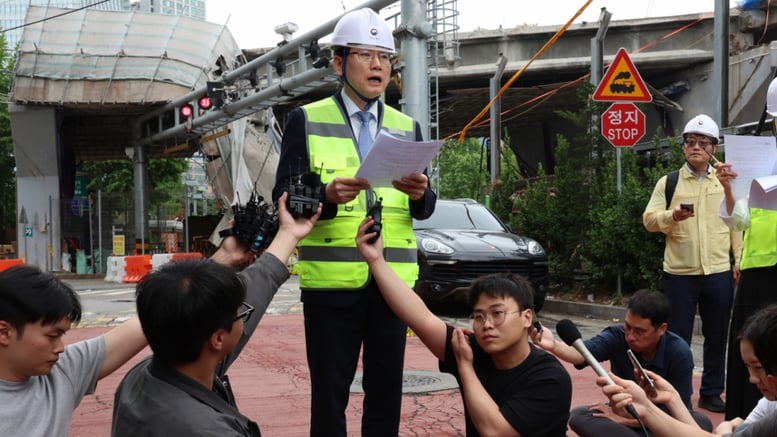 국토부 "서소문 사고조사위 구성…철도 주중 복구 목표"