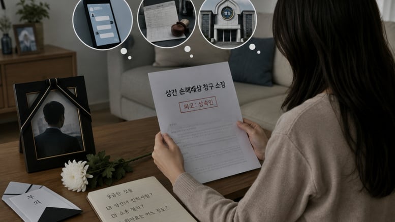 "죽은 남편 상간 소송 맡으라고?"...장례식 마친 아내 '분통'
