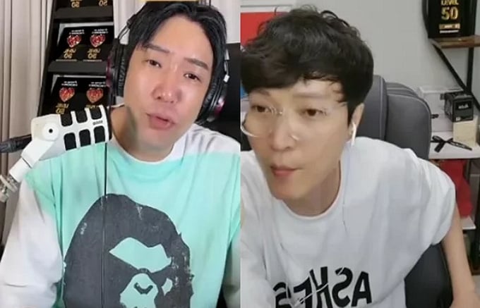 "왜 그렇게 의리 없냐" MC몽, 신정환과 라이브 중 기싸움