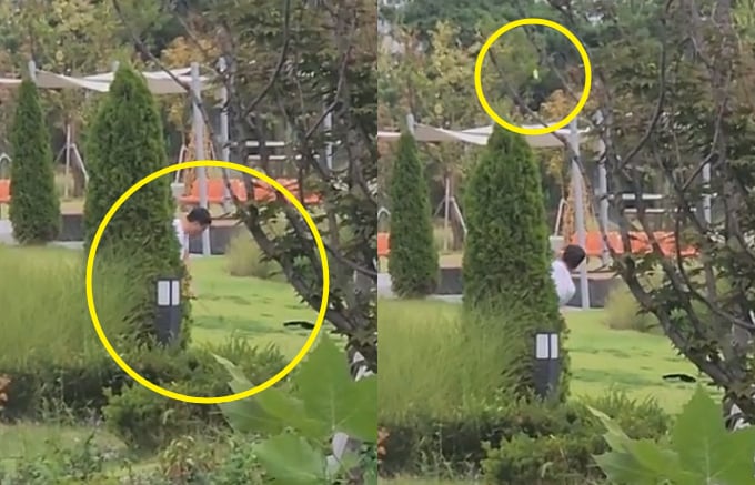 "돈 없으면 골프 접어라"...대전 야구장 공원서 '휙, 휙'[영상]