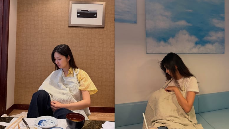 "카페·식당서 모유 수유"…40대 여배우 일상 '눈길'