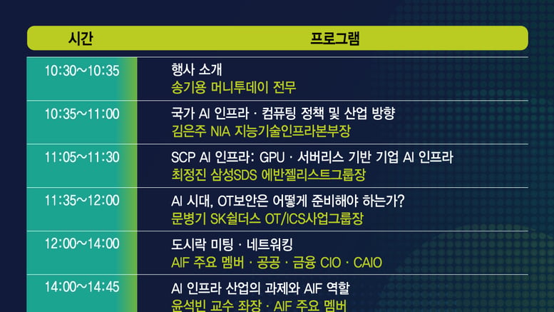 [알림]AI DC부터 OT보안까지…'AI 인프라 프런티어' 29일 막 오른다