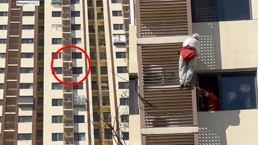 [더영상] ①목매달기 운동 ②문어 훔치는 남성 ③27층 아파트 외벽 타는 할머니